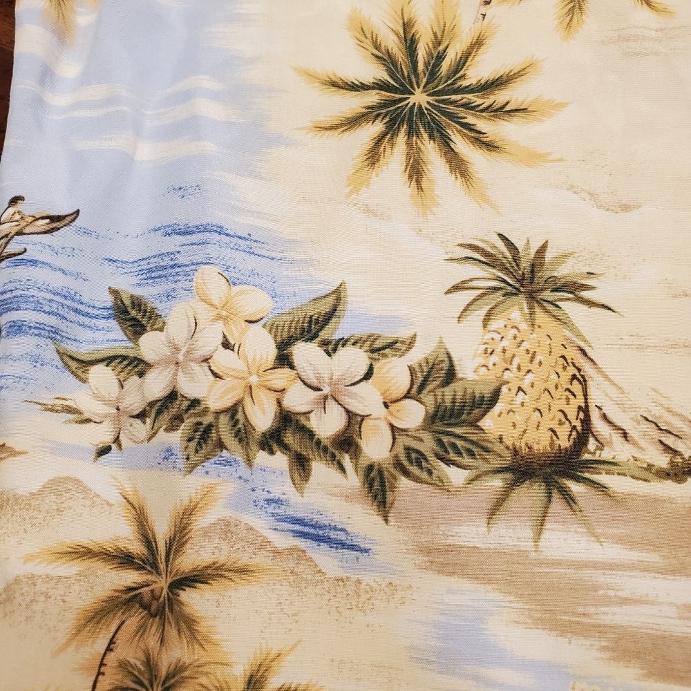 Tommy Hilfiger Men's Hawaiian Island Palm Tree Vacation Shirt in Size L - Picture 13 of 14